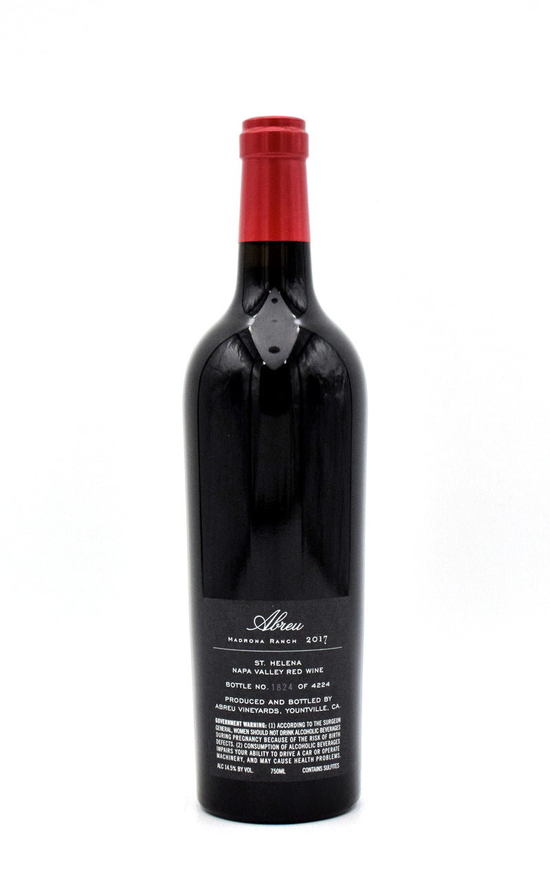 2017 Abreu Vineyard Madrona Ranch Cabernet Sauvignon