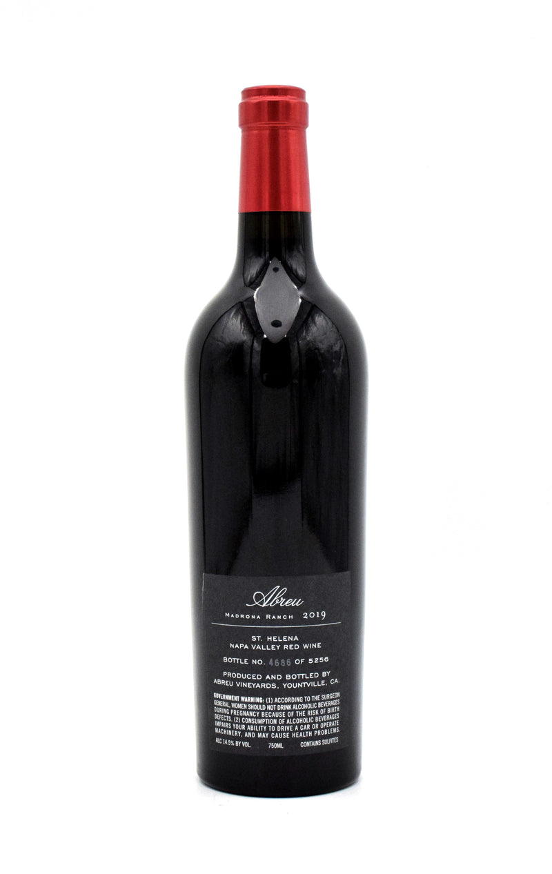 2019 Abreu Vineyard Madrona Ranch Cabernet Sauvignon