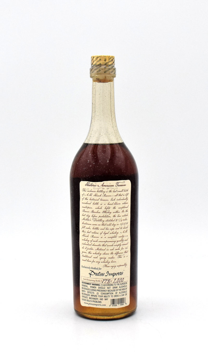 A.H. Hirsch 16 Year 'Humidor Edition' Bourbon