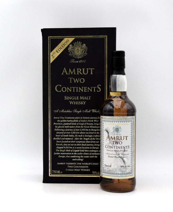 Amrut 'Two Continents' 2nd Edition Single Malt Whisky