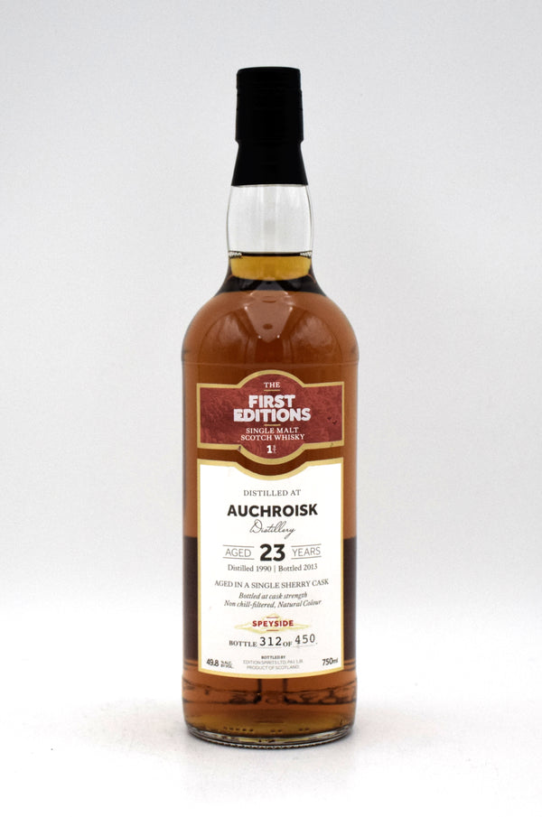 The First Editions Auchroisk 23 Year Old Single Malt Scotch Whisky (1990 Release)