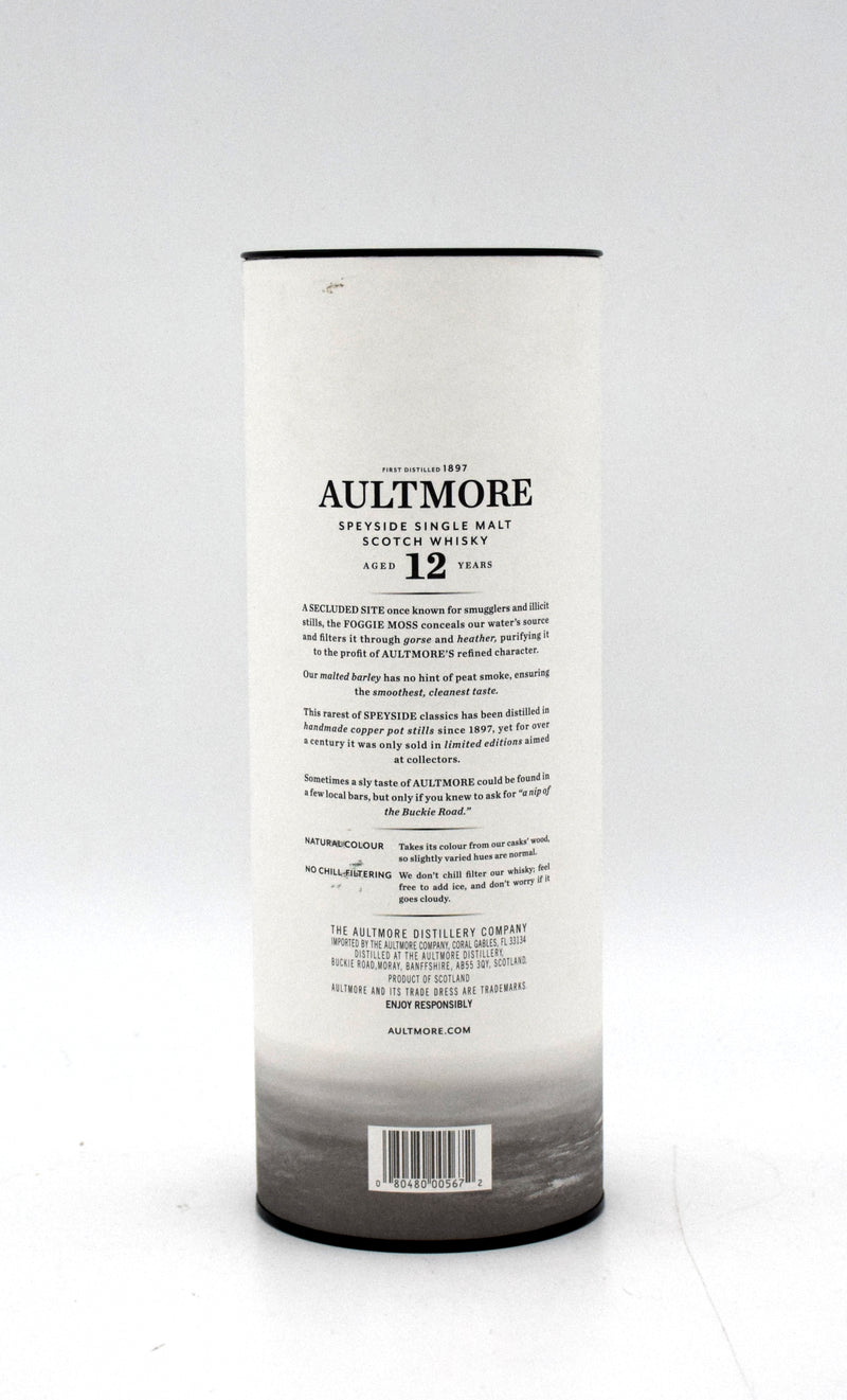 Aultmore of the Foggie Moss 12 Year Single Malt Scotch