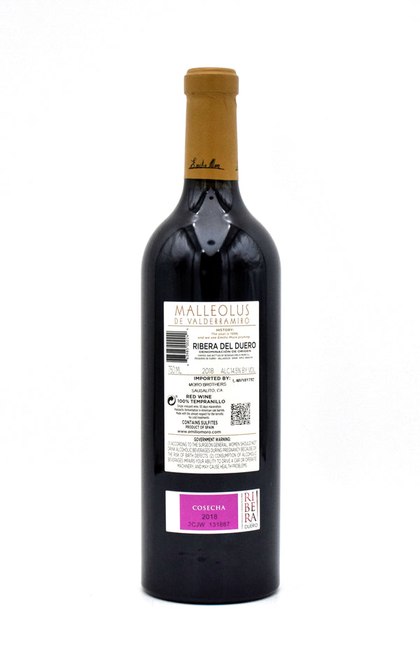 2018 Bodegas Emilio Moro 'Malleolus de Valderramiro'