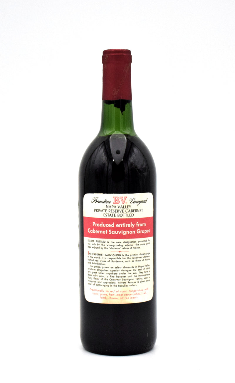 1977 Beaulieu Vineyard BV 'Georges de Latour Private Reserve' Cabernet Sauvignon