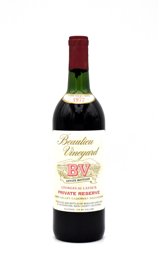 1977 Beaulieu Vineyard BV 'Georges de Latour Private Reserve' Cabernet Sauvignon