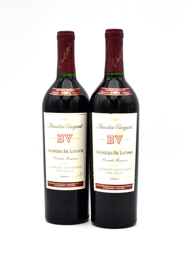 2001 Beaulieu Vineyard BV Georges de Latour Private Reserve Cabernet Sauvignon