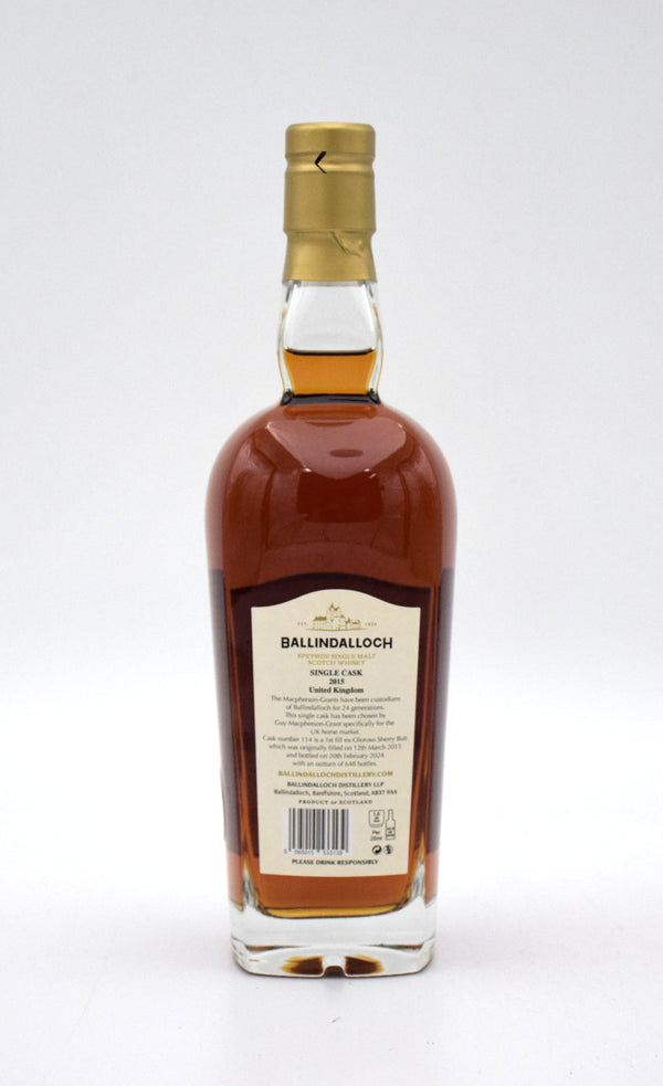 Ballindalloch 8 Year 2015 Single Sherry Cask Single Malt Scotch