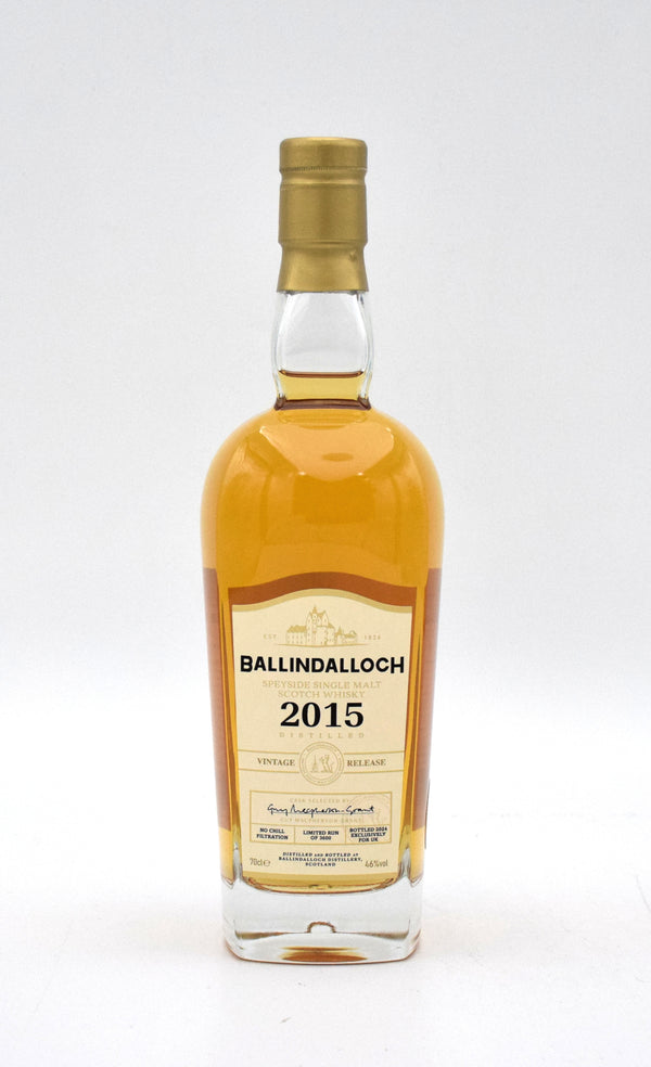 Ballindalloch 2015 Vintage Inaugural Release Single Malt Scotch