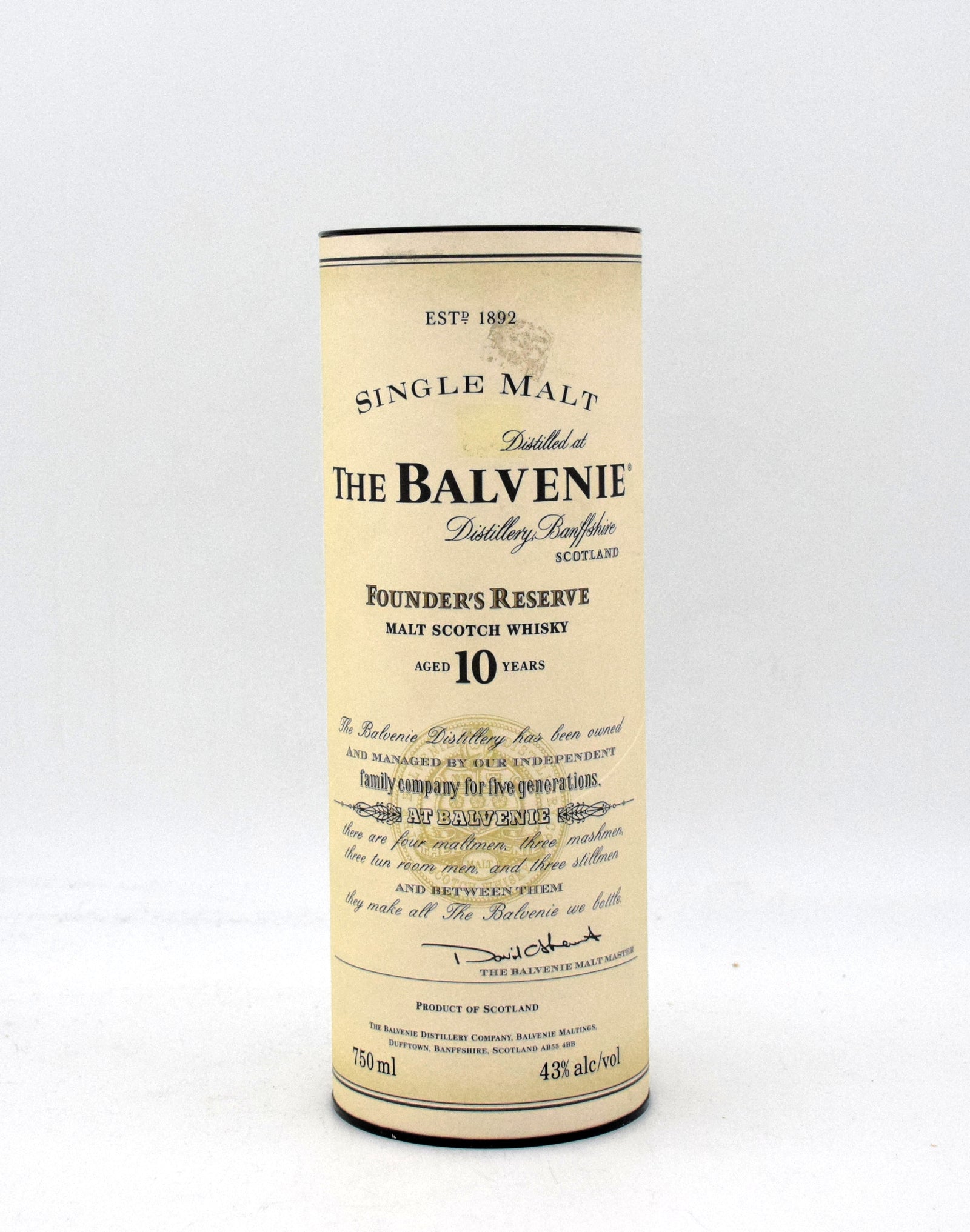 Balvenie 10 Year Founders Reserve Scotch Whisky – FineLiquors