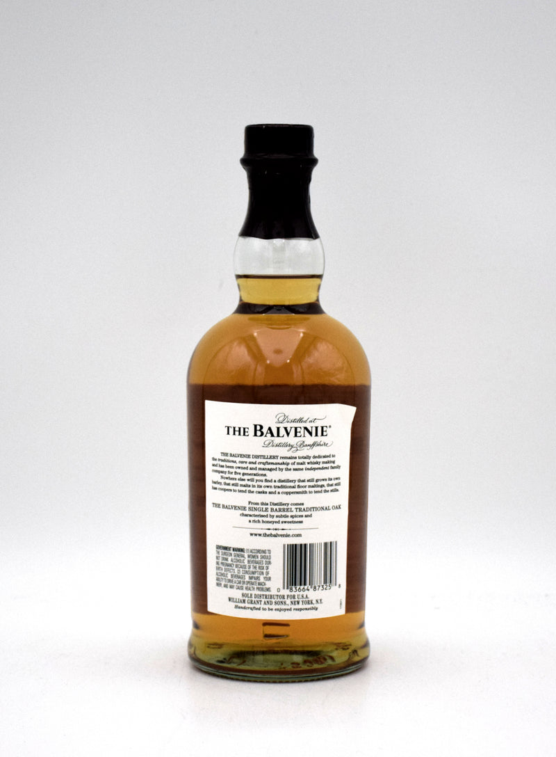 Balvenie 25 Year Single Barrel Traditional Oak Single Malt Scotch (Batch 1)