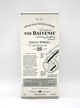 Balvenie 25 Year Single Barrel Traditional Oak Single Malt Scotch (Batch 1)