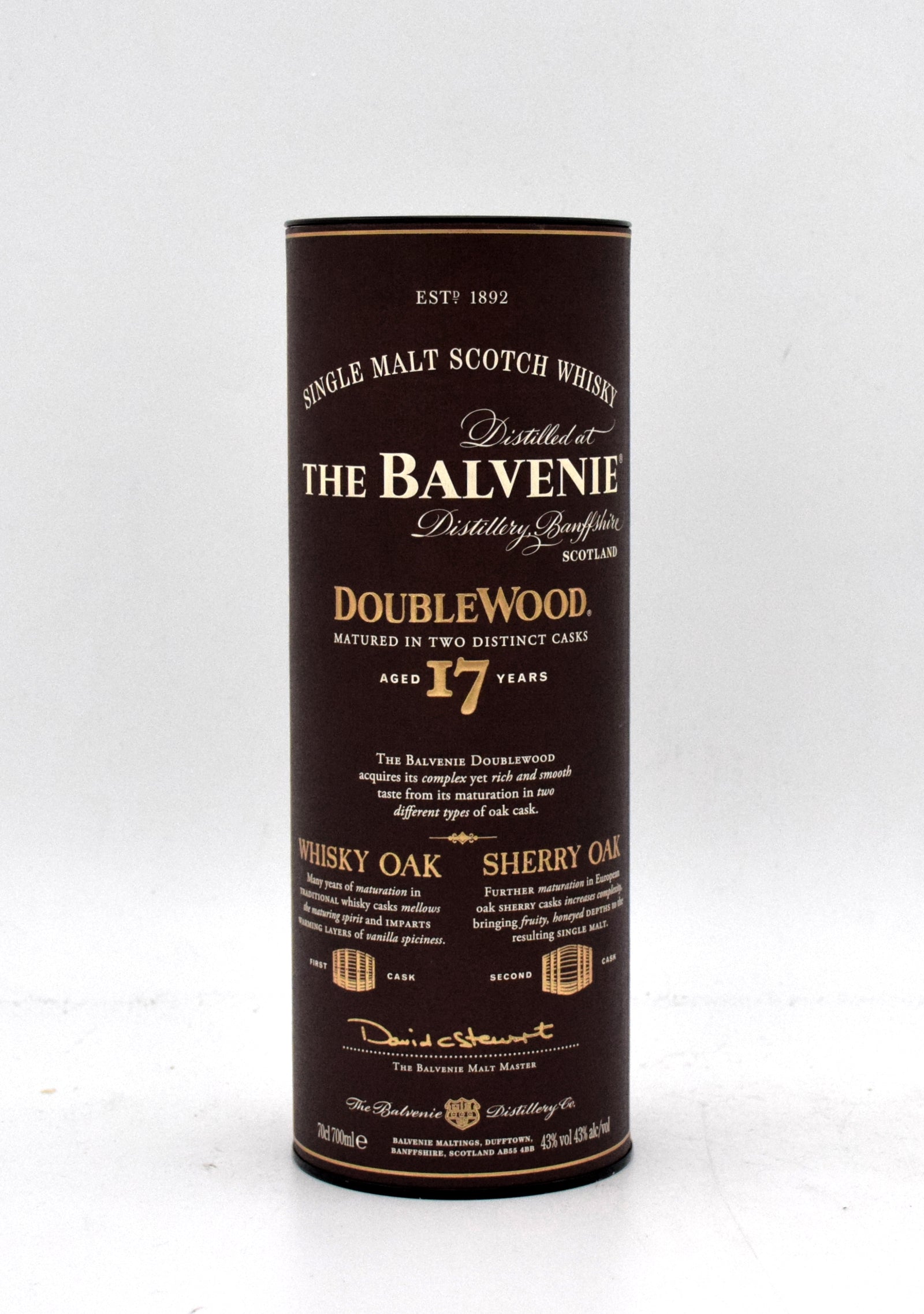 Balvenie Doublewood 17 Year Single Malt Scotch Whisky – FineLiquors