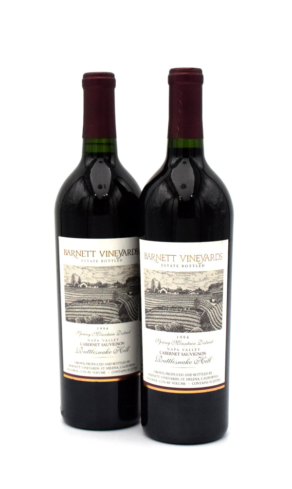 1994 Barnett Vineyards Rattlesnake Hill Cabernet Sauvignon