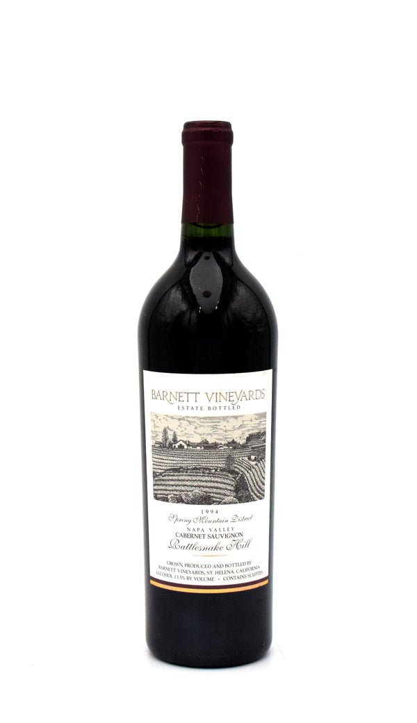 1994 Barnett Vineyards Rattlesnake Hill Cabernet Sauvignon