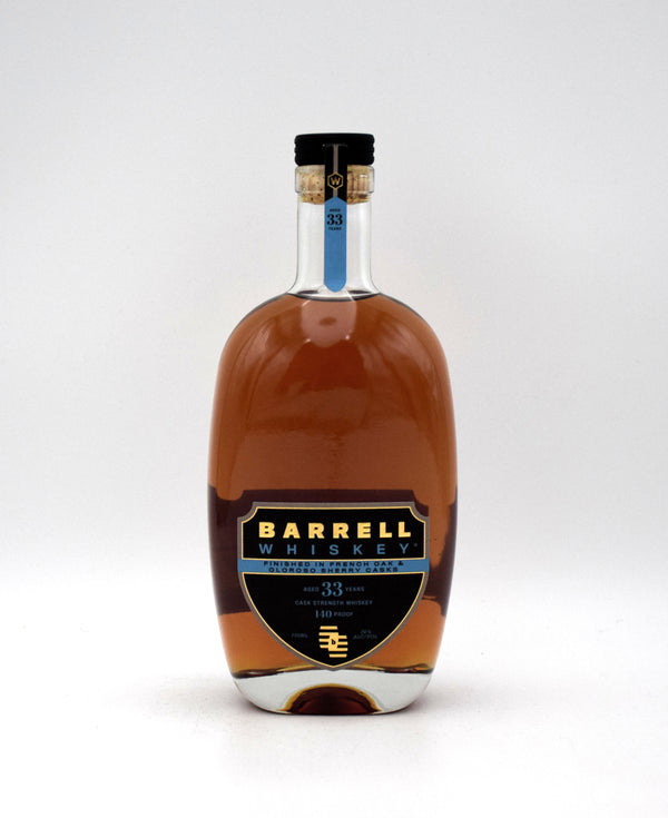 Barrell Craft Spirits 'Cask Strength' 33 Year Canadian Whisky