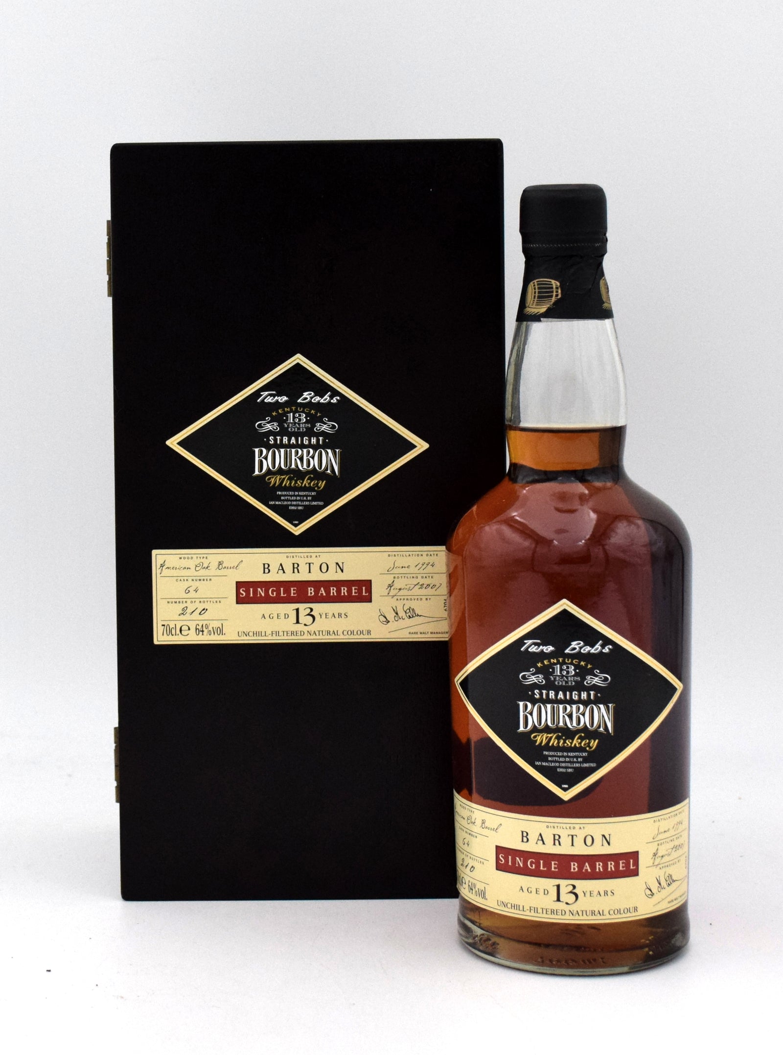 Barton 'Two Bob's' 13 Year Single Barrel Bourbon – FineLiquors