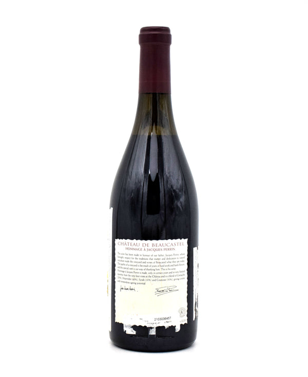 2005 Chateau de Beaucastel Chateauneuf-du-Pape Grand Cuvee Hommage a Jacques Perrin (VHS / Slightly Damaged Label)