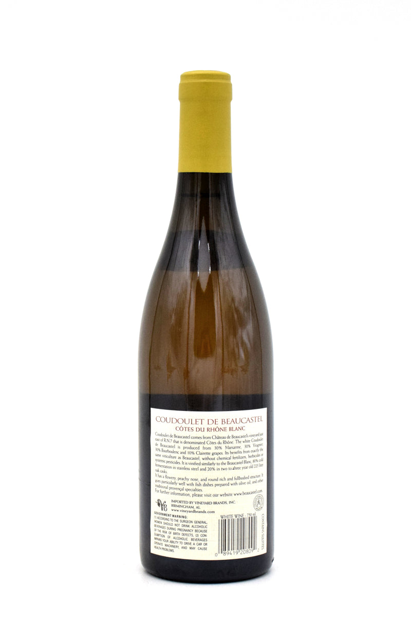 2009 Chateau de Beaucastel Cotes du Rhone Coudoulet de Beaucastel Blanc