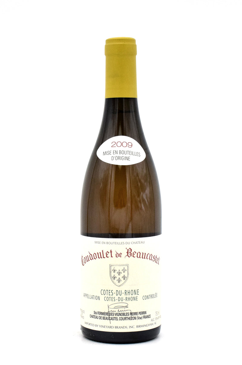 2009 Chateau de Beaucastel Cotes du Rhone Coudoulet de Beaucastel Blanc