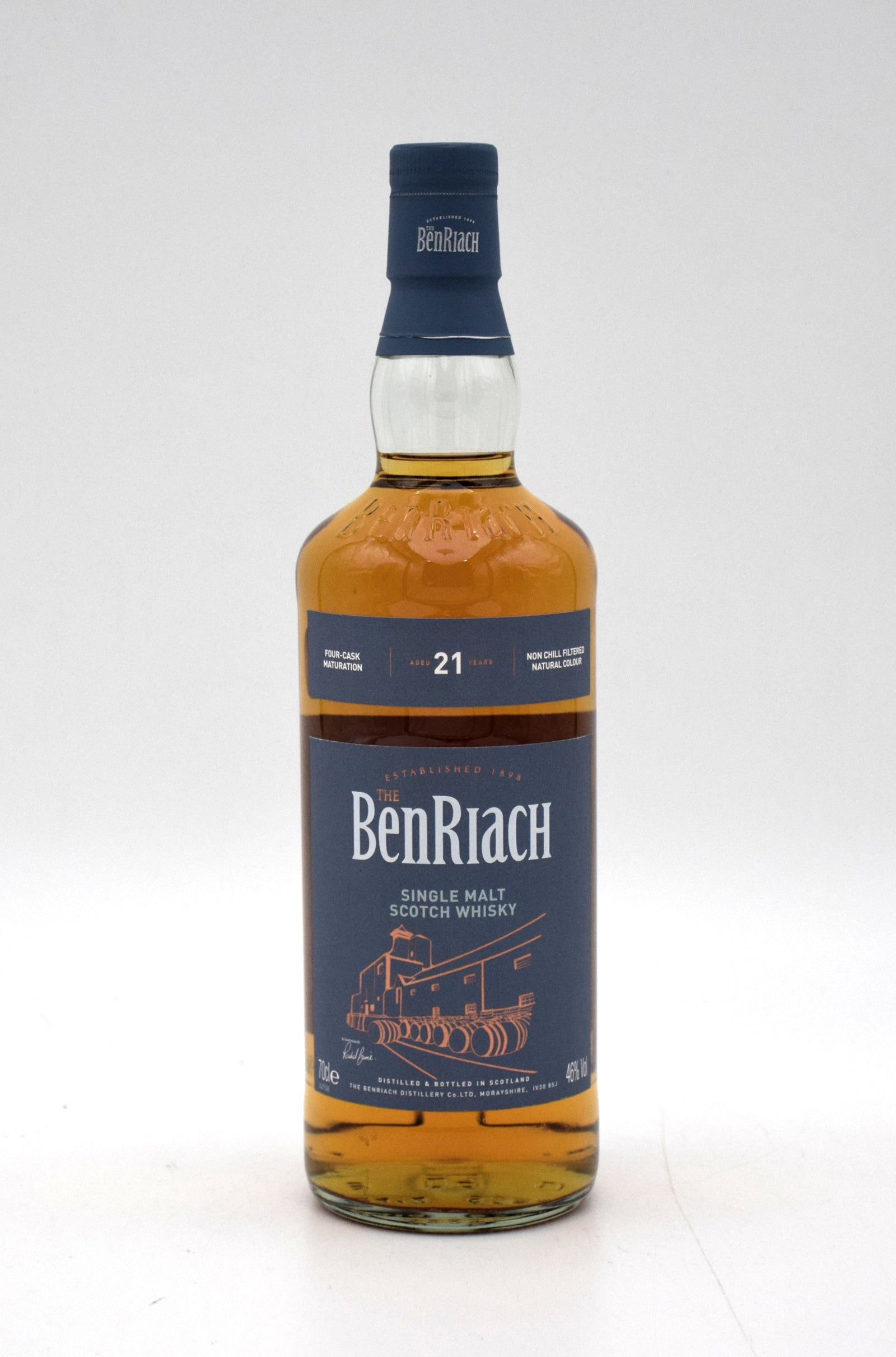 BenRiach Four Cask Maturation 21 Year Single Malt Scotch – FineLiquors