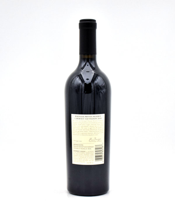 2018 Beringer Vineyards Private Reserve Cabernet Sauvignon