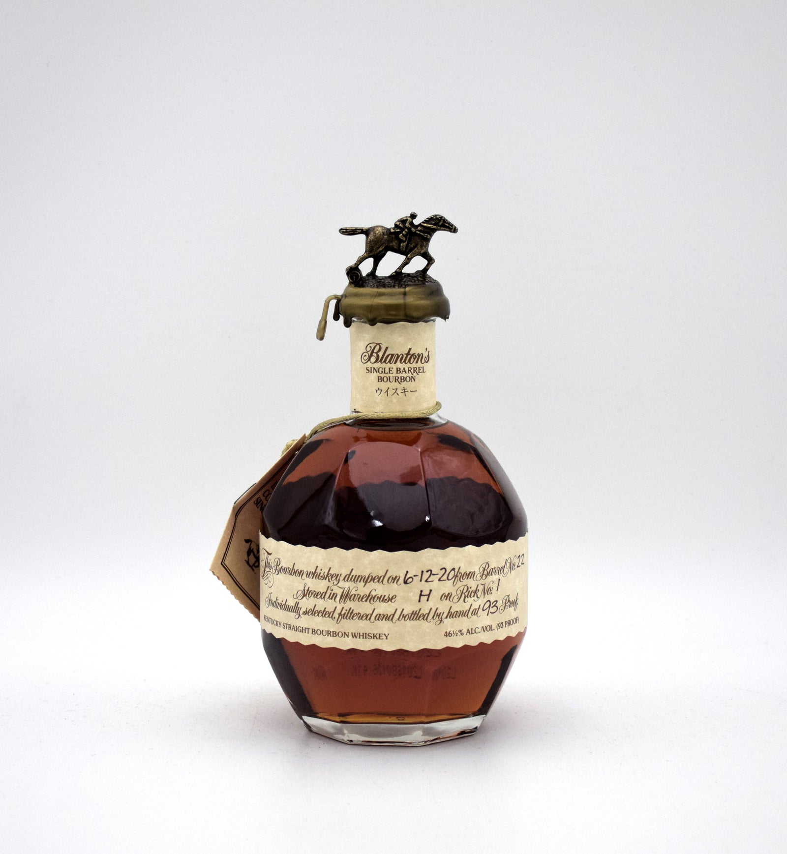 ブラントンSingle Barrel Bourbon レッド6本 Blanton's Takara Red Single Barrel Kentucky Straight Bourbon