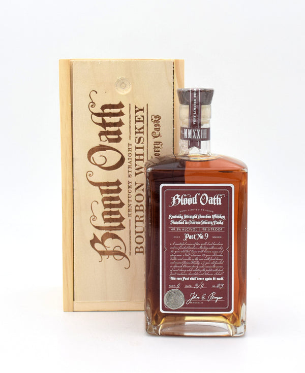 Blood Oath Pact Number 9 Bourbon