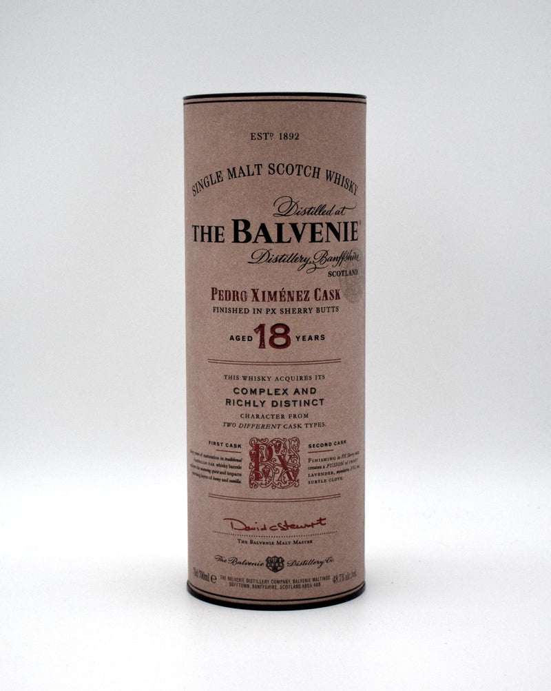 Balvenie 18 Year Pedro Ximénez Cask Finish Single Malt Scotch