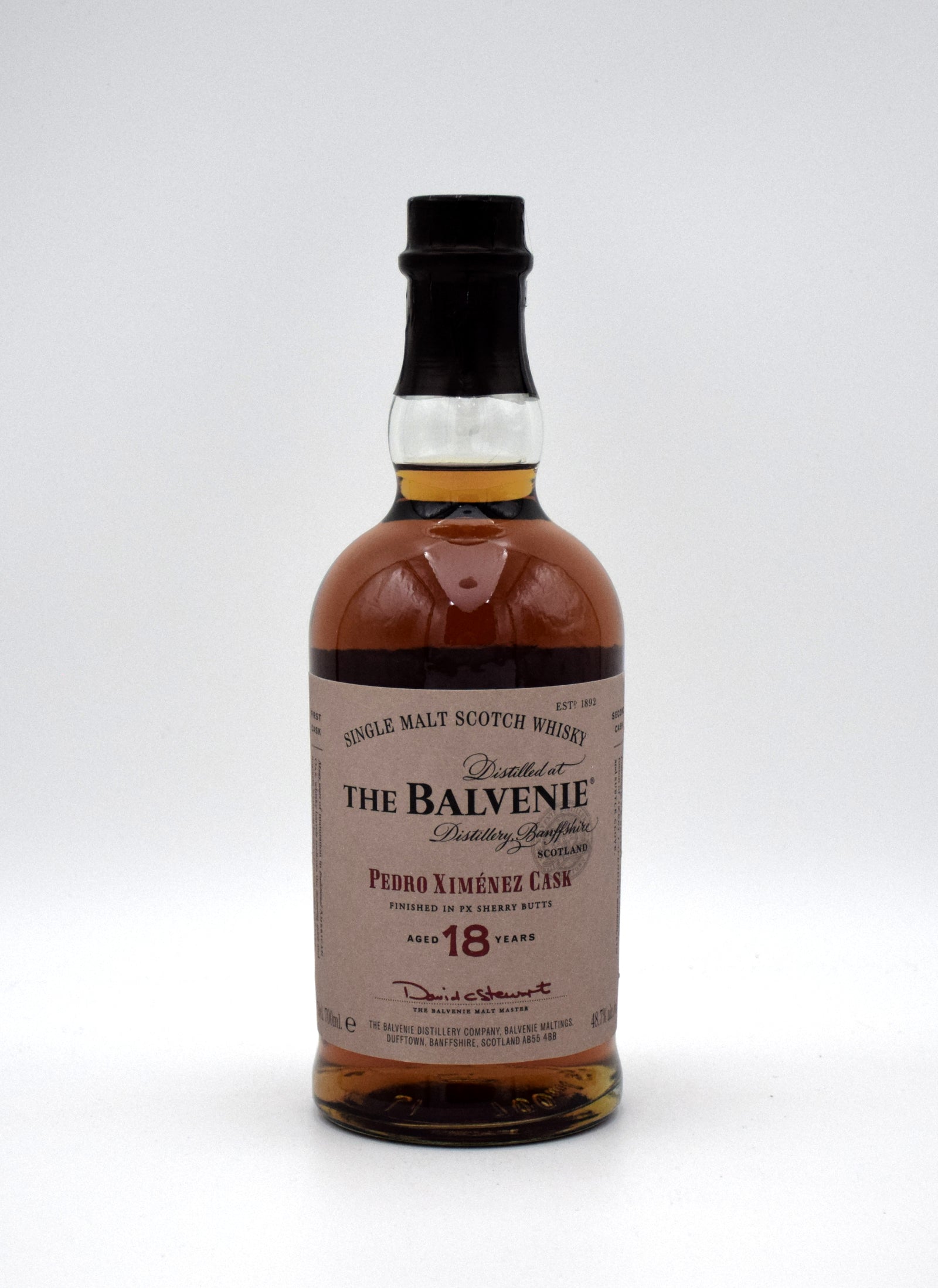 ウイスキー balvenie 18 pedro ximenez cask Balvenie 18 Year Pedro Ximénez Cask Finish Single Malt