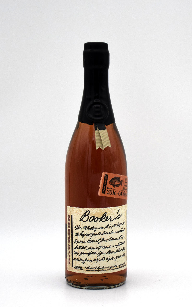 Booker's Small Batch '2016-04 Bluegill Creek Batch' Bourbon