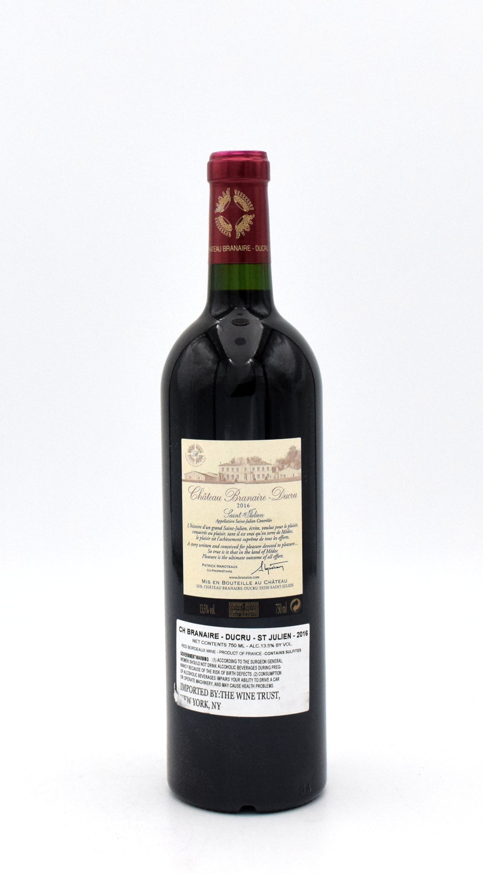Chateau Branaire シャトー・ブラネール デュクリュ 2000年 750ml/13