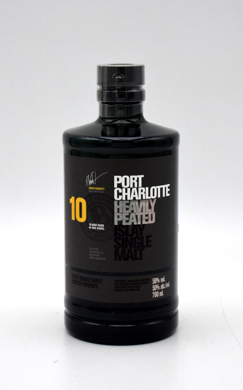 Bruichladdich Port Charlotte 10 Year Heavily Peated Scotch Whisky (700ML)