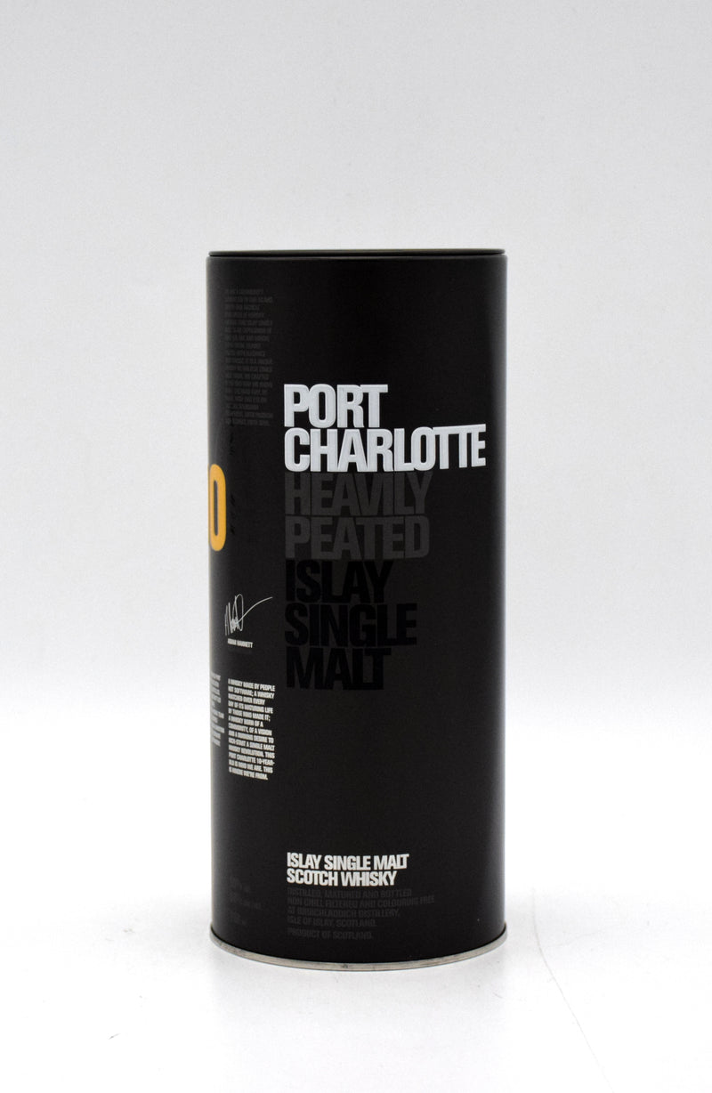 Bruichladdich Port Charlotte 10 Year Heavily Peated Scotch Whisky