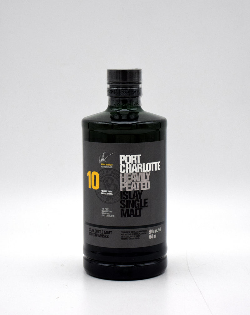 Bruichladdich Port Charlotte 10 Year Heavily Peated Scotch Whisky