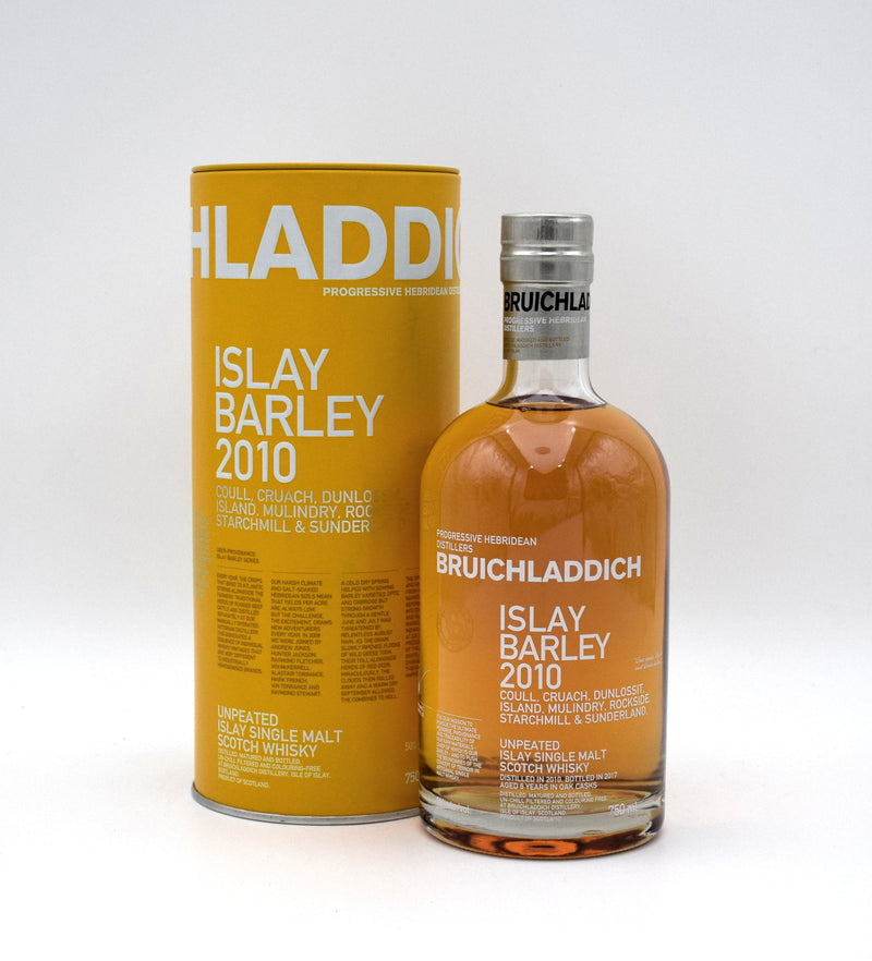 Bruichladdich Islay Barley Single Malt Scotch (2010 Release)