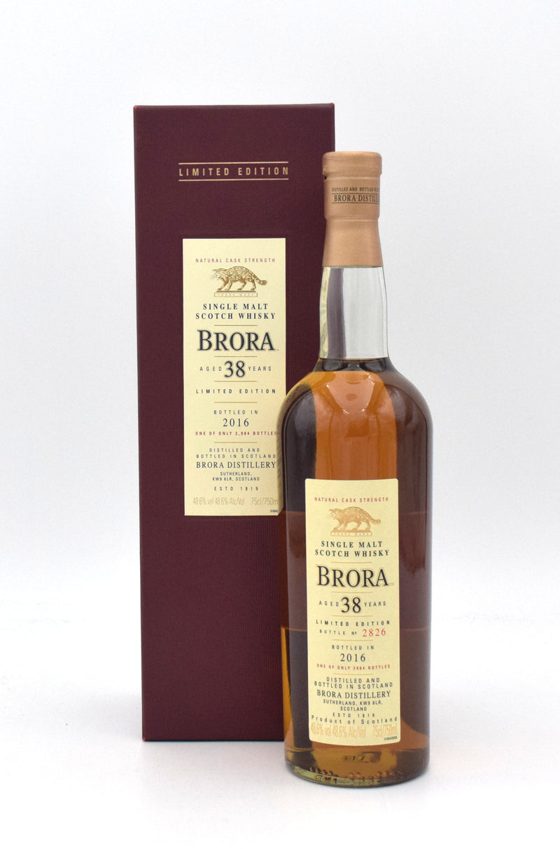 Brora 38 Year Old Natural Cask Strength Single Malt Scotch Whisky (2016 - 15th Release)