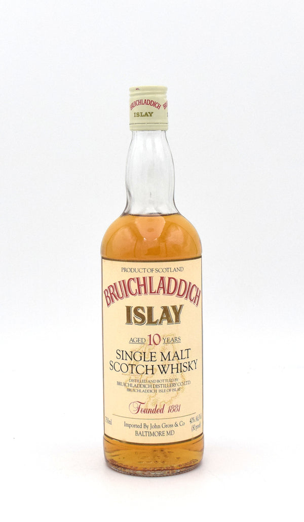 Bruichladdich 10 Year Scotch Whisky (1980's Release)