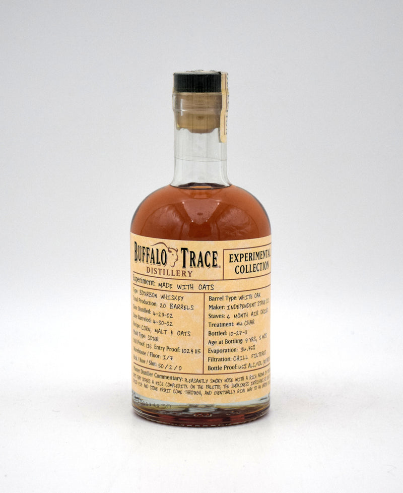 Buffalo Trace Distillery Experimental Collection 'Made with Oats' Bourbon (375ML)