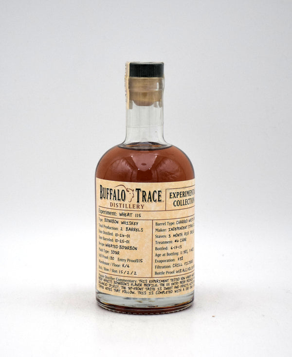 Buffalo Trace Distillery Experimental Collection 'Wheat 115' Bourbon (375ML)