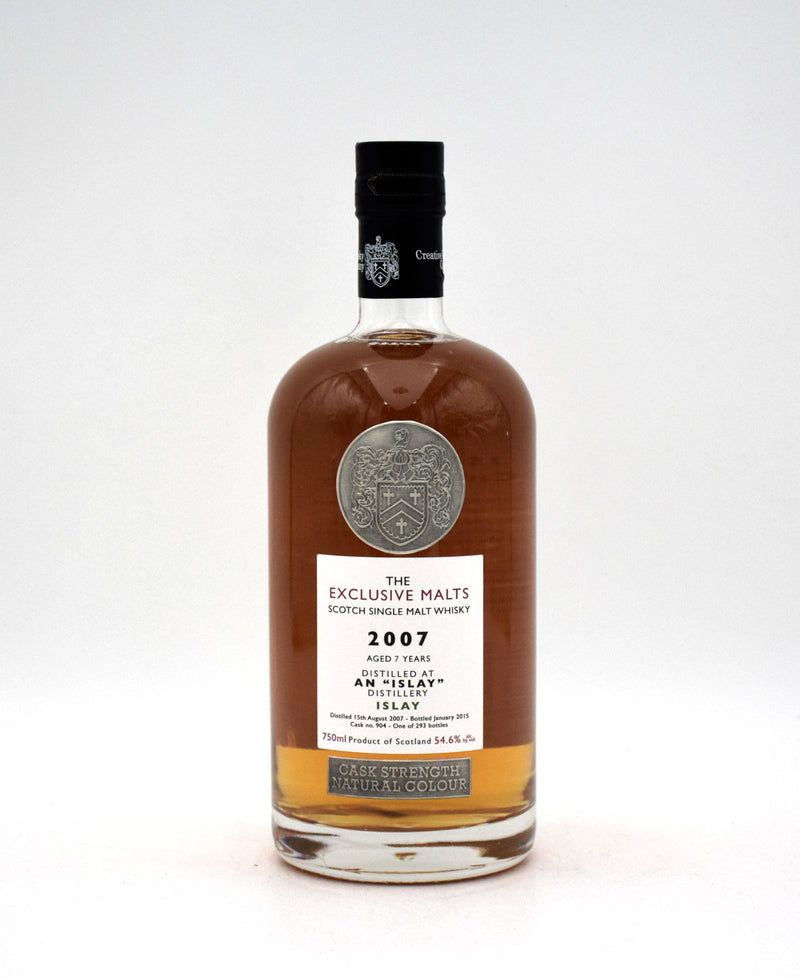 The Creative Whisky Co. 'The Exclusive Malts' 10th Anniversary 'Islay Distillery' 7 Year Single Malt Scotch (2007 Release)