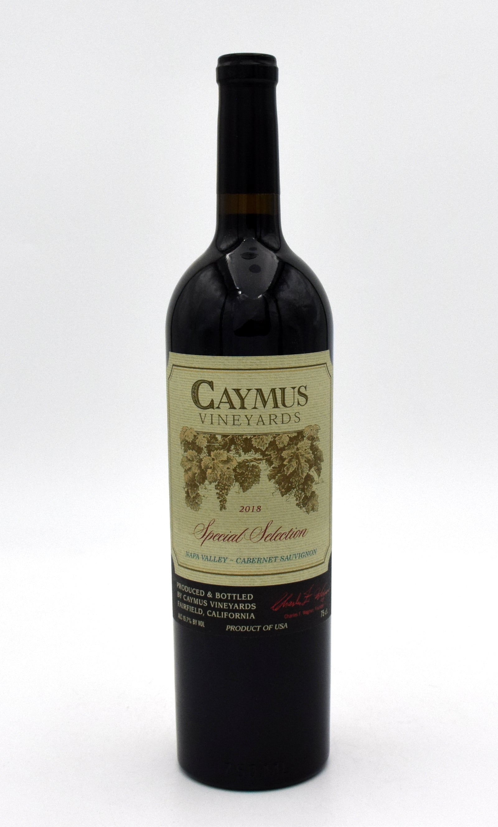 チー坊 Caymus Vineyards 2018 ケイマスヴィンヤーズ 2018 Caymus Special Selection Cabernet Sauvignon – FineLiquors