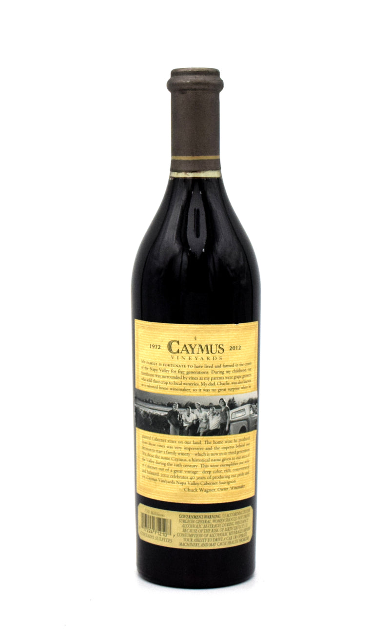 2012 Caymus Vineyards '40th Anniversary' Cabernet Sauvignon