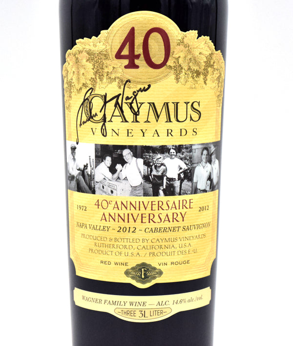 2012 Caymus "40th Anniversary" Cabernet Sauvignon (3L)