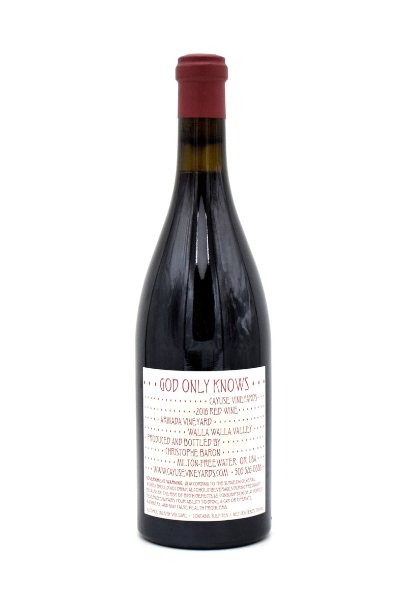 2016 Cayuse Vineyards 'God Only Knows' Armada Vineyard Grenache