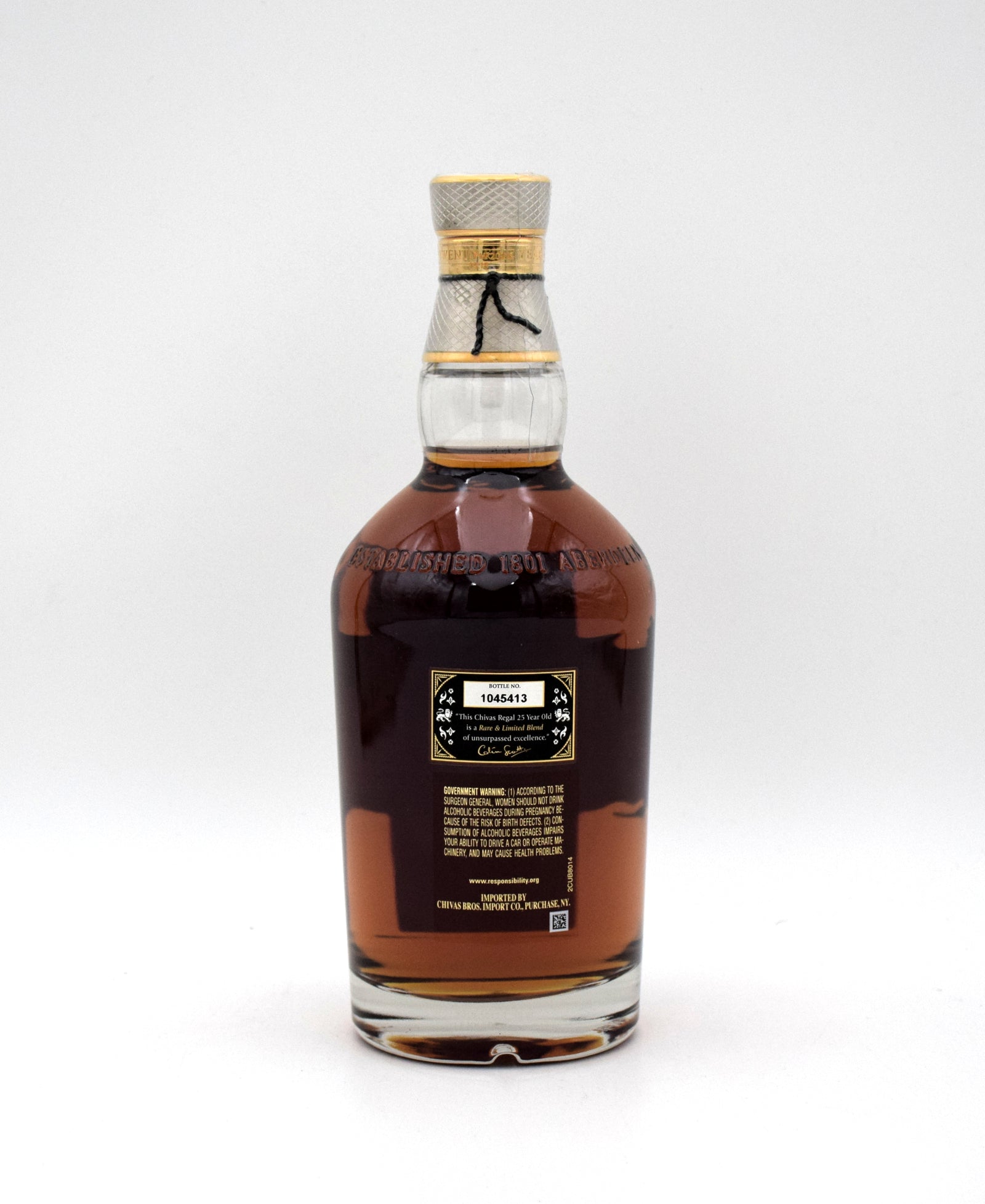 Chivas Regal 25 Year Blended Scotch – FineLiquors