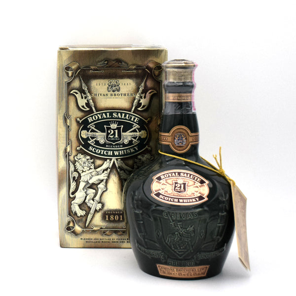 H121S 未開栓 ROYAL SALUTE SCOTCOTCH WHISKY 21年 ロイヤルザルート