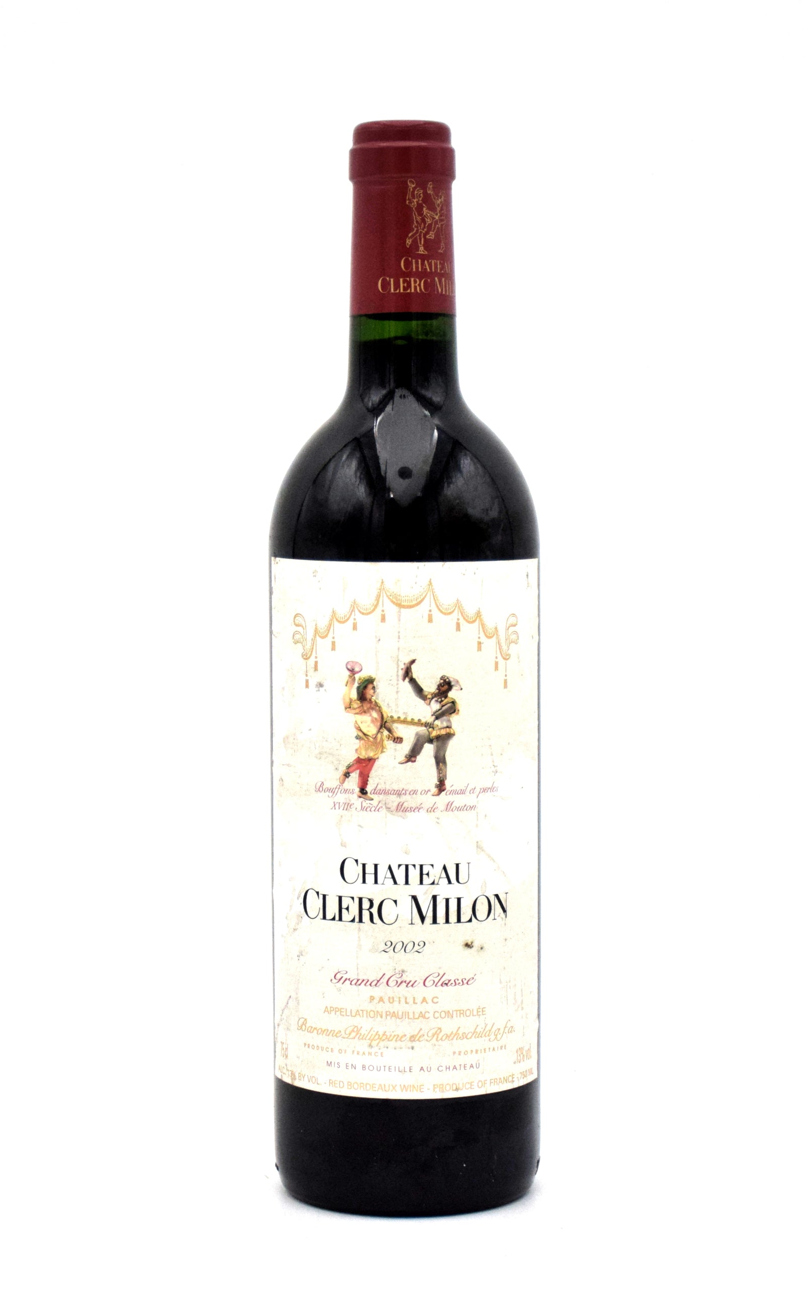2002 Chateau Clerc-Milon (Stained Label) – FineLiquors
