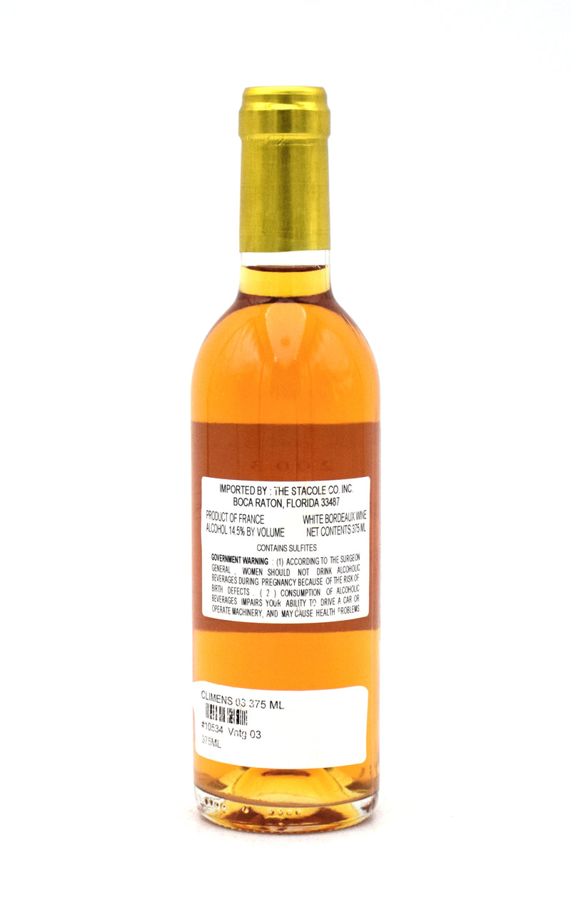 2003 Chateau Climens (375 ML)