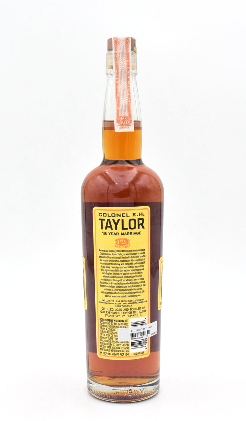 Colonel E.H. Taylor 18 Year Marriage Bourbon
