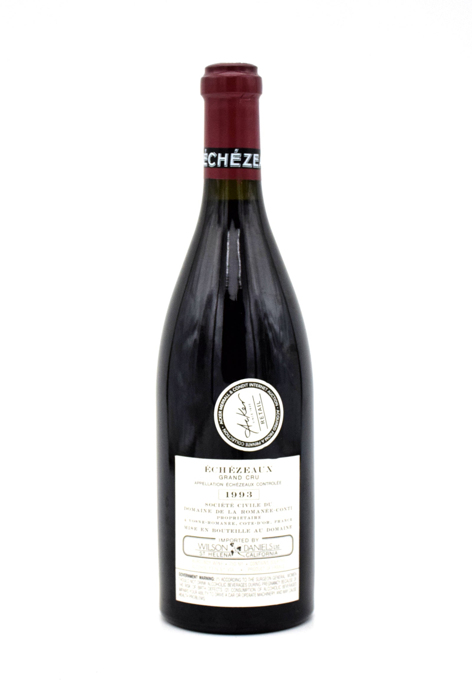 1993 Domaine de la Romanee-Conti Echezeaux Grand Cru – FineLiquors